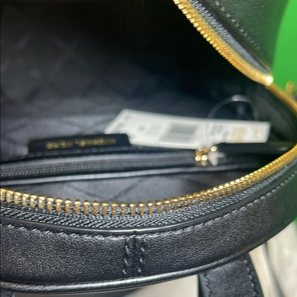 Michael Kors Embossed Black Backpack - Picture 8 of 9
